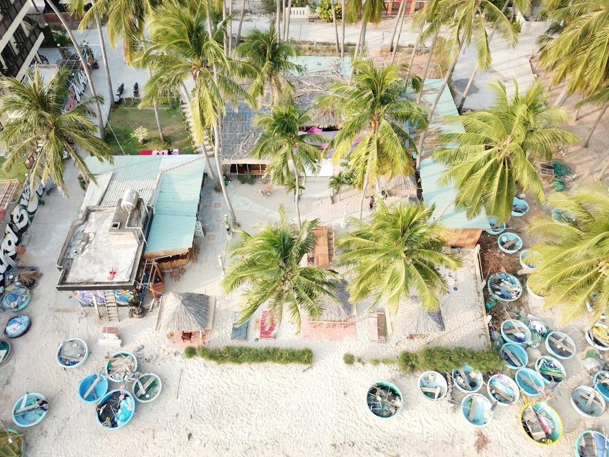 Eva Hut Mui Ne Beach Hostel מראה חיצוני תמונה