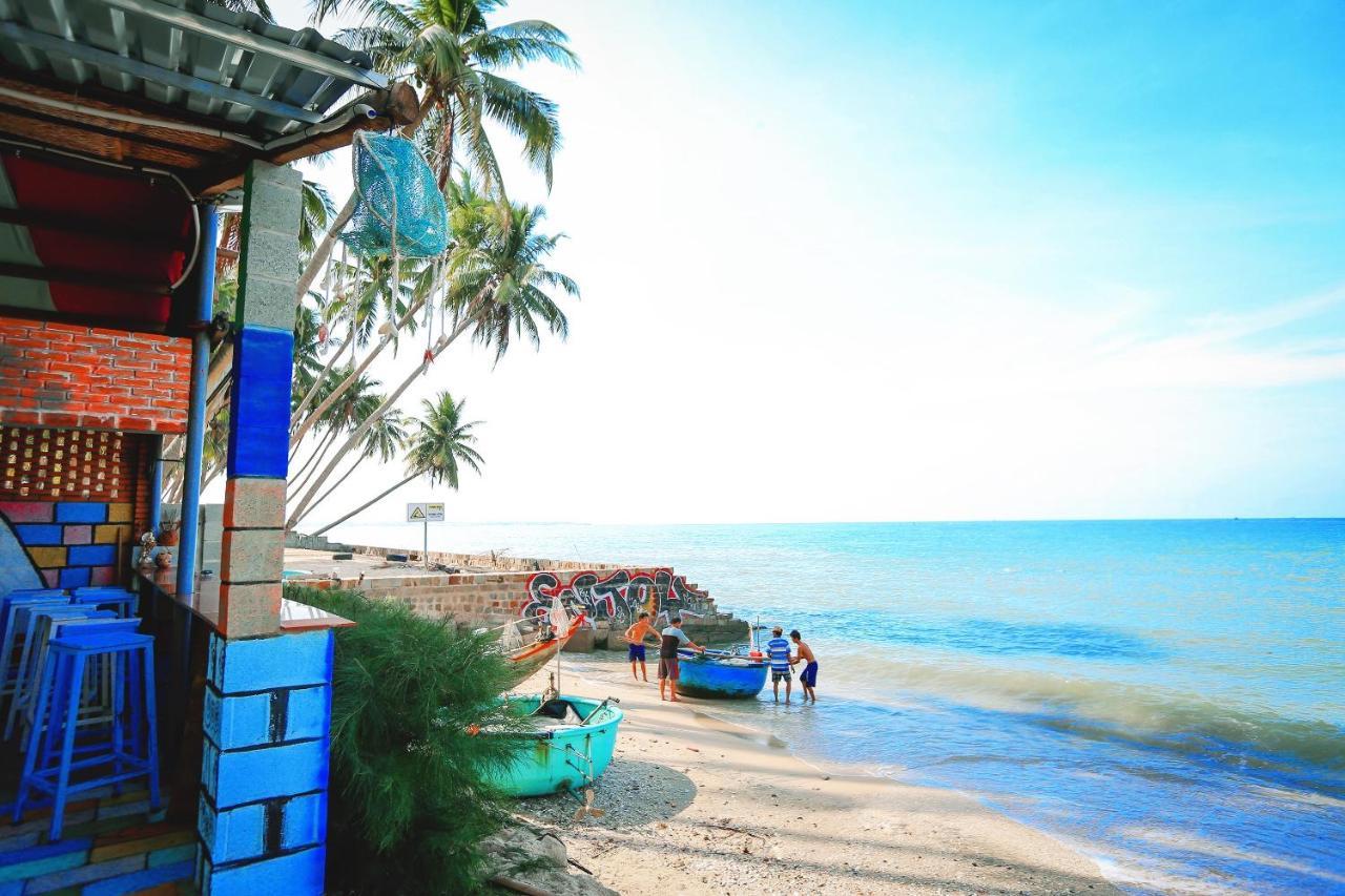 Eva Hut Mui Ne Beach Hostel מראה חיצוני תמונה